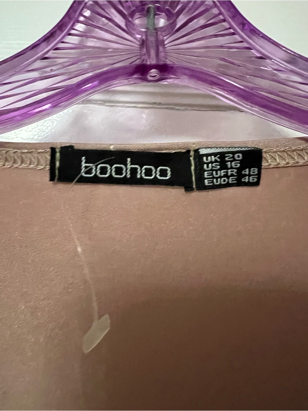 Boohoo Blush Pink Dress